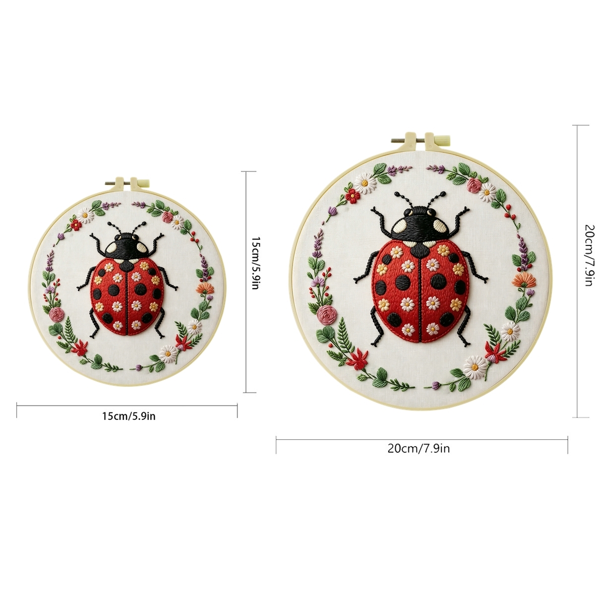 1 набор для вышивания своими р – обзор и цена Embroidery Lady Bug